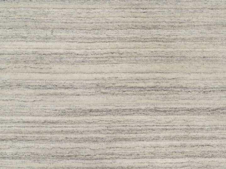 2'8" x 6'0" New Hand Loomed Beige Wool Runner Oriental Rug - MOA10290722