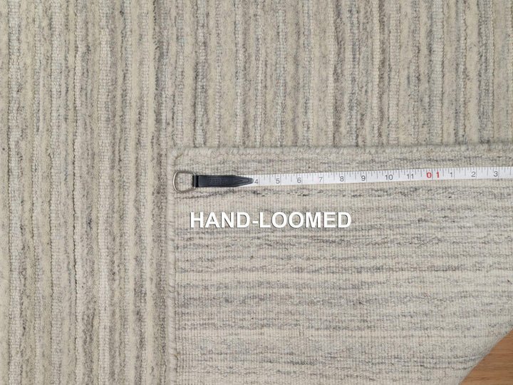 2'8" x 6'0" New Hand Loomed Beige Wool Runner Oriental Rug - MOA10290722