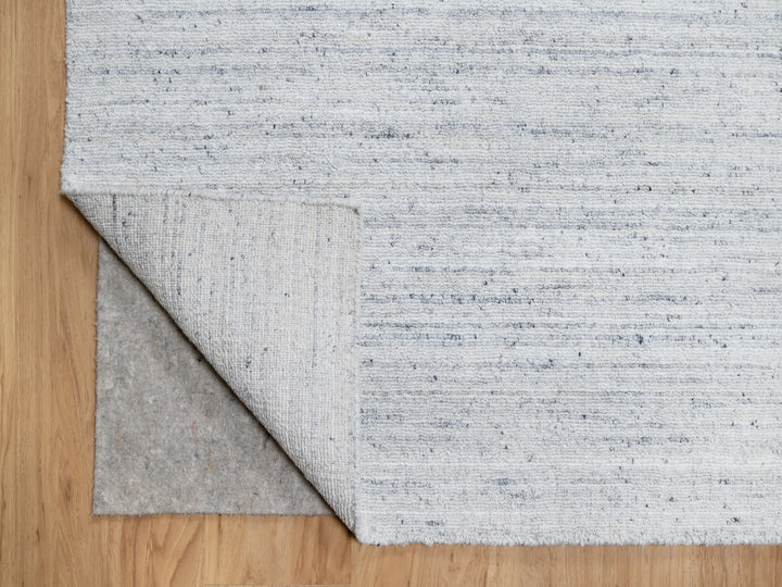 10'0" x 13'10" New Hand Loomed Grey Wool Rectangle Oriental Rug - MOA10290730