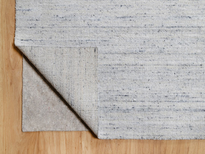 12'0" x 14'10" New Hand Loomed Grey Wool Rectangle Oriental Rug - MOA10290788