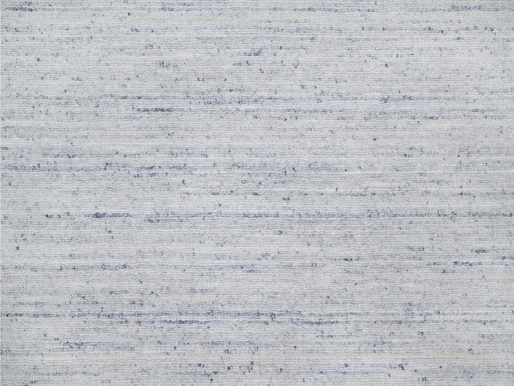 12'0" x 14'10" New Hand Loomed Grey Wool Rectangle Oriental Rug - MOA10290788