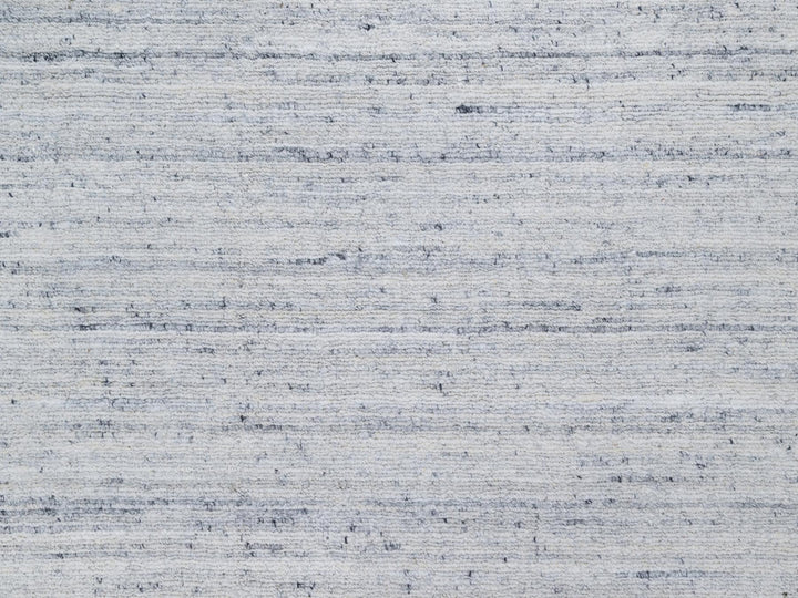 11'9" x 11'10" New Hand Loomed Grey Wool Square Oriental Rug - MOA10290789