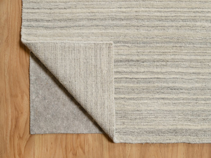 12'0" x 14'8" New Hand Loomed Beige Wool Rectangle Oriental Rug - MOA10290790