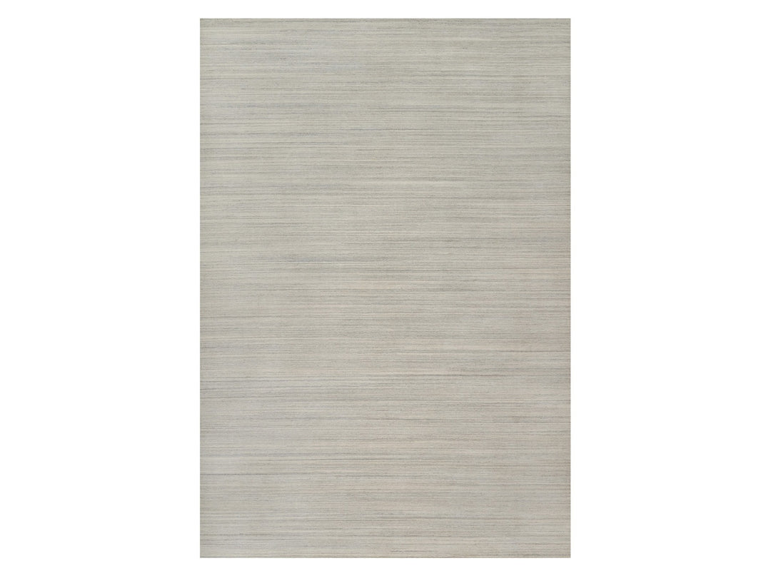 12'1" x 17'7" New Hand Loomed Beige Wool Rectangle Oriental Rug - MOA10290791