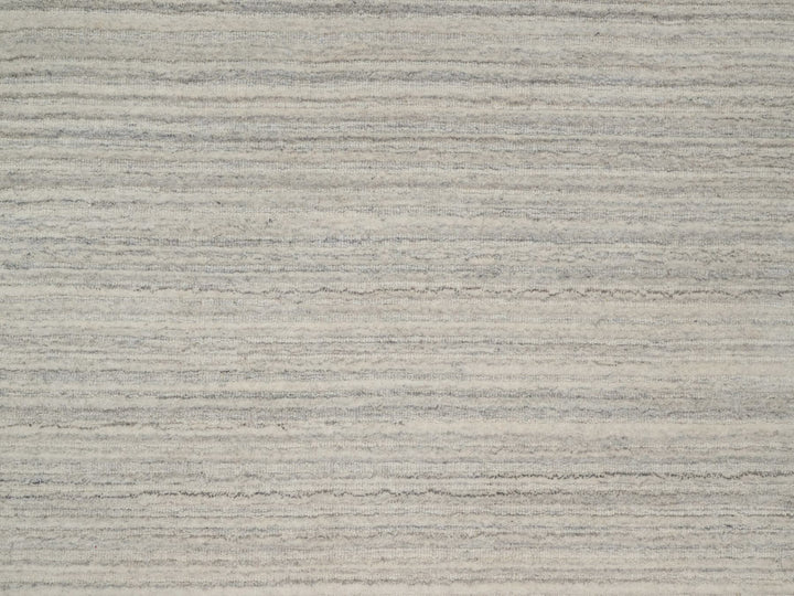 12'1" x 17'7" New Hand Loomed Beige Wool Rectangle Oriental Rug - MOA10290791