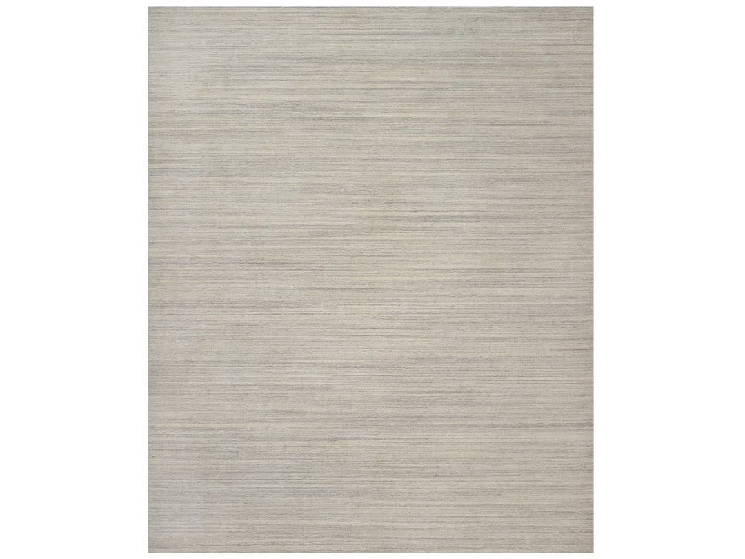 12'0" x 14'9" New Hand Loomed Beige Wool Rectangle Oriental Rug - MOA10290799