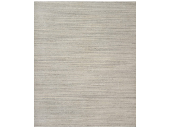 12'0" x 14'9" New Hand Loomed Beige Wool Rectangle Oriental Rug - MOA10290799