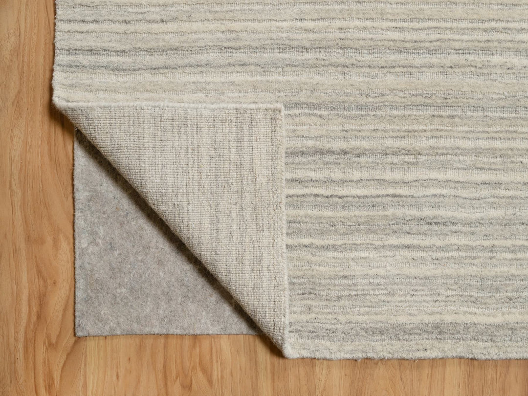 12'0" x 14'9" New Hand Loomed Beige Wool Rectangle Oriental Rug - MOA10290799