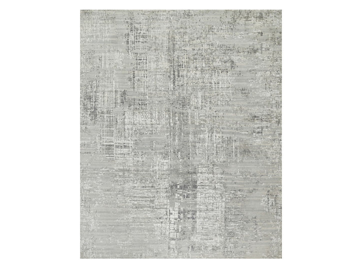 12'0" x 14'9" New Hand Knotted Grey Wool Rectangle Oriental Rug - MOA10290837