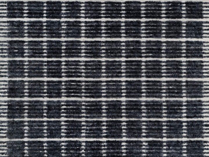 2'3" x 3'1" New Hand Loomed Black Wool Rectangle Oriental Rug - MOA10291065