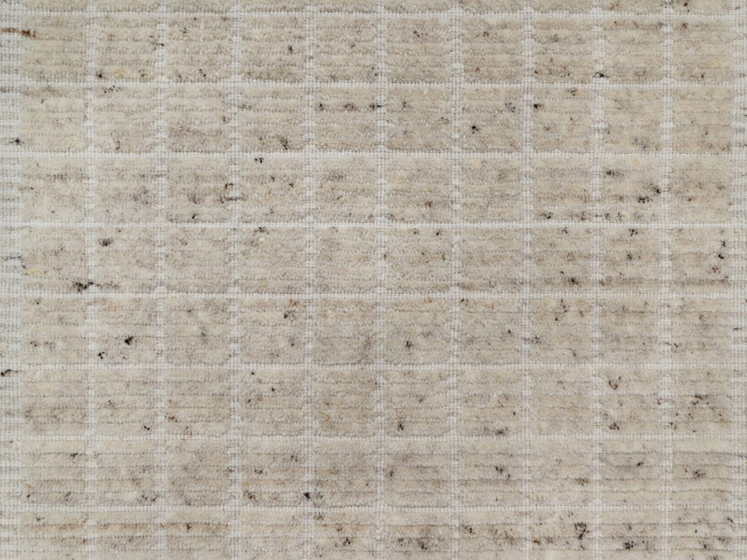 2'2" x 3'1" New Hand Loomed Ivory Wool Rectangle Oriental Rug - MOA10291067