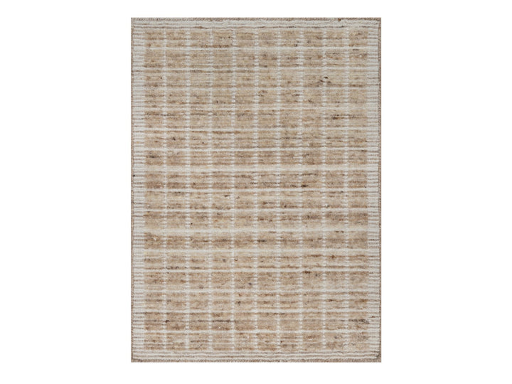 2'2" x 3'1" New Hand Loomed Brown Wool Rectangle Oriental Rug - MOA10291070