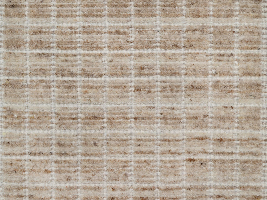 2'2" x 3'1" New Hand Loomed Brown Wool Rectangle Oriental Rug - MOA10291070