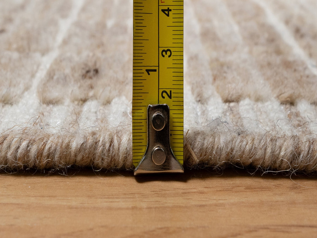 2'2" x 3'1" New Hand Loomed Brown Wool Rectangle Oriental Rug - MOA10291070