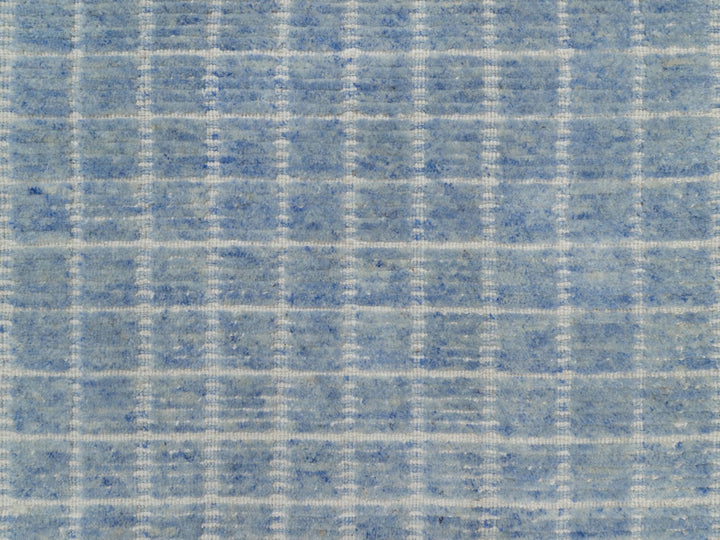 2'4" x 3'0" New Hand Loomed Blue Wool Rectangle Oriental Rug - MOA10291072