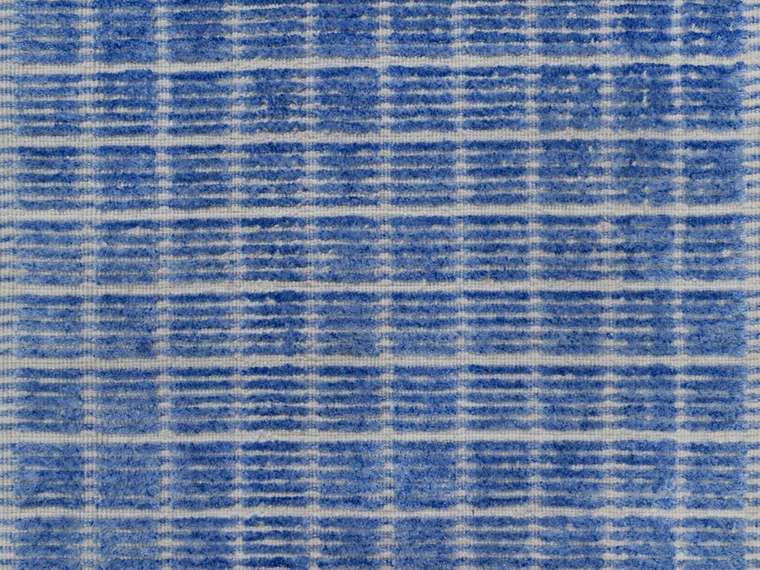 2'1" x 3'1" New Hand Loomed Blue Wool Rectangle Oriental Rug - MOA10291073