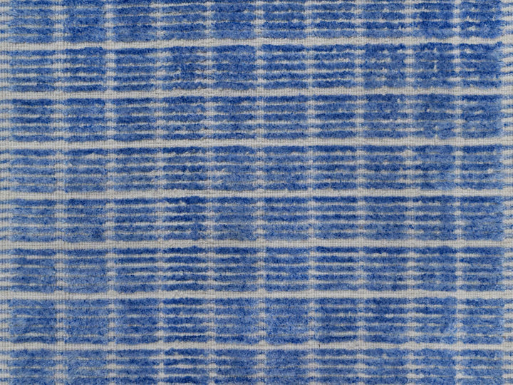 2'1" x 3'1" New Hand Loomed Blue Wool Rectangle Oriental Rug - MOA10291073