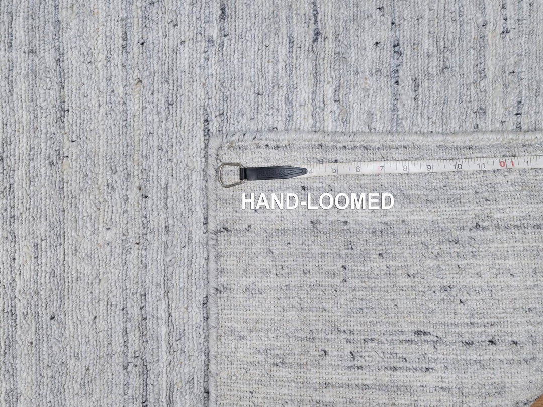 2'6" x 6'0" New Hand Loomed Ivory Wool Runner Oriental Rug - MOA10291185