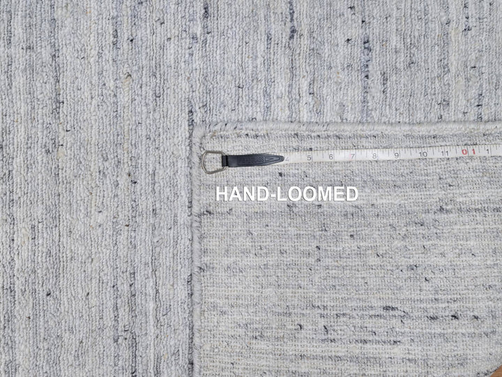 2'6" x 6'0" New Hand Loomed Ivory Wool Runner Oriental Rug - MOA10291186