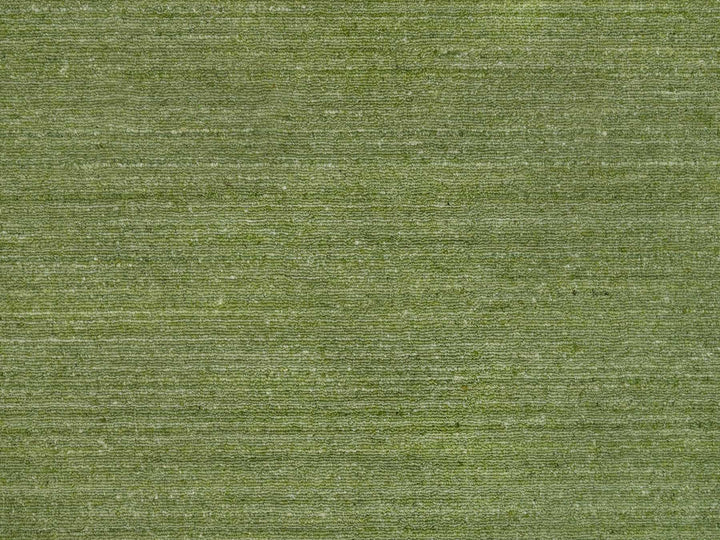 9'1" x 12'0" New Hand Loomed Green Wool Rectangle Oriental Rug - MOA10291189