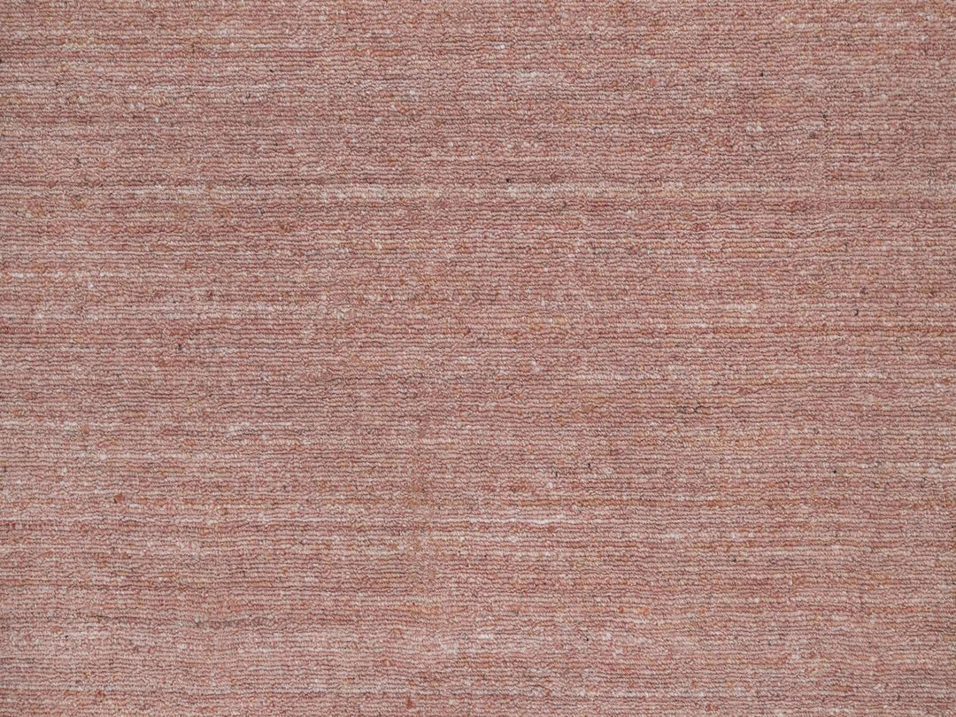 8'2" x 10'1" New Hand Loomed Pink Wool Rectangle Oriental Rug - MOA10291197