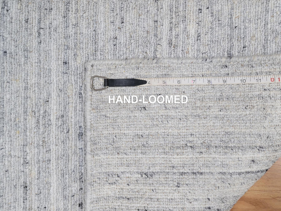 2'0" x 3'0" New Hand Loomed Ivory Wool Rectangle Oriental Rug - MOA10291202