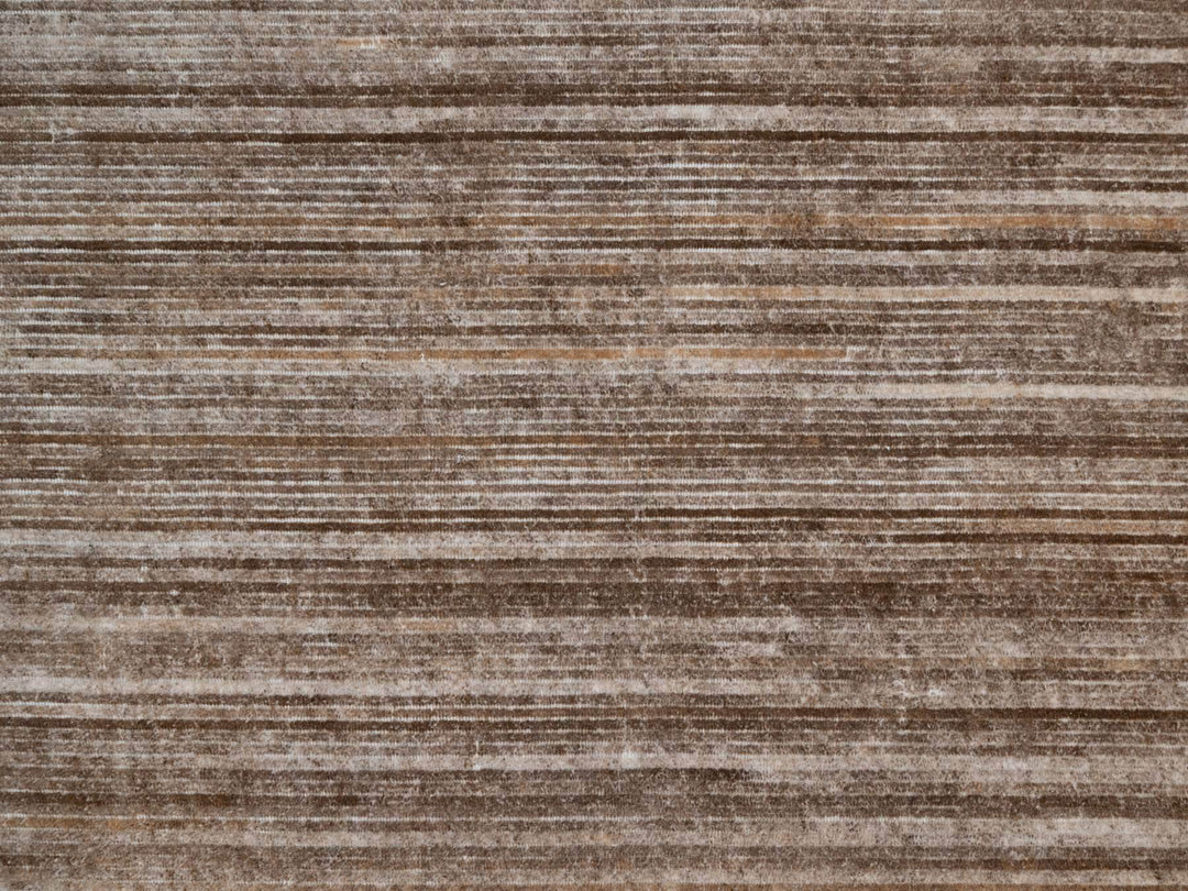 5'1" x 8'1" New Hand Loomed Brown Wool Rectangle Oriental Rug - MOA10291351