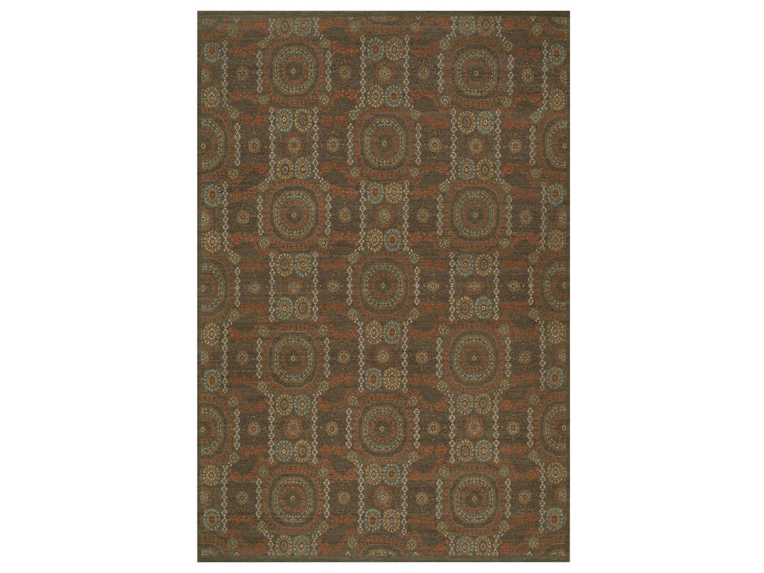 10'1" x 15'1" New Hand Knotted Brown Wool Rectangle Oriental Rug - MOA10291363