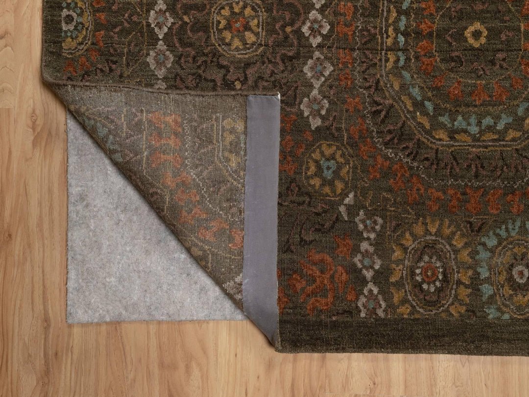 10'1" x 15'1" New Hand Knotted Brown Wool Rectangle Oriental Rug - MOA10291363