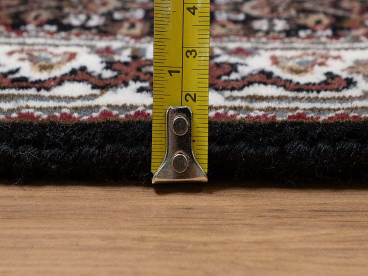 2'0" x 3'1" New Hand Knotted Black Wool Rectangle Oriental Rug - MOA10291566