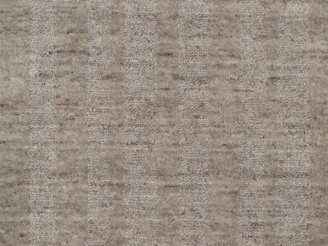 2'0" x 3'0" New Hand Loomed Brown Wool Rectangle Oriental Rug - MOA10291651