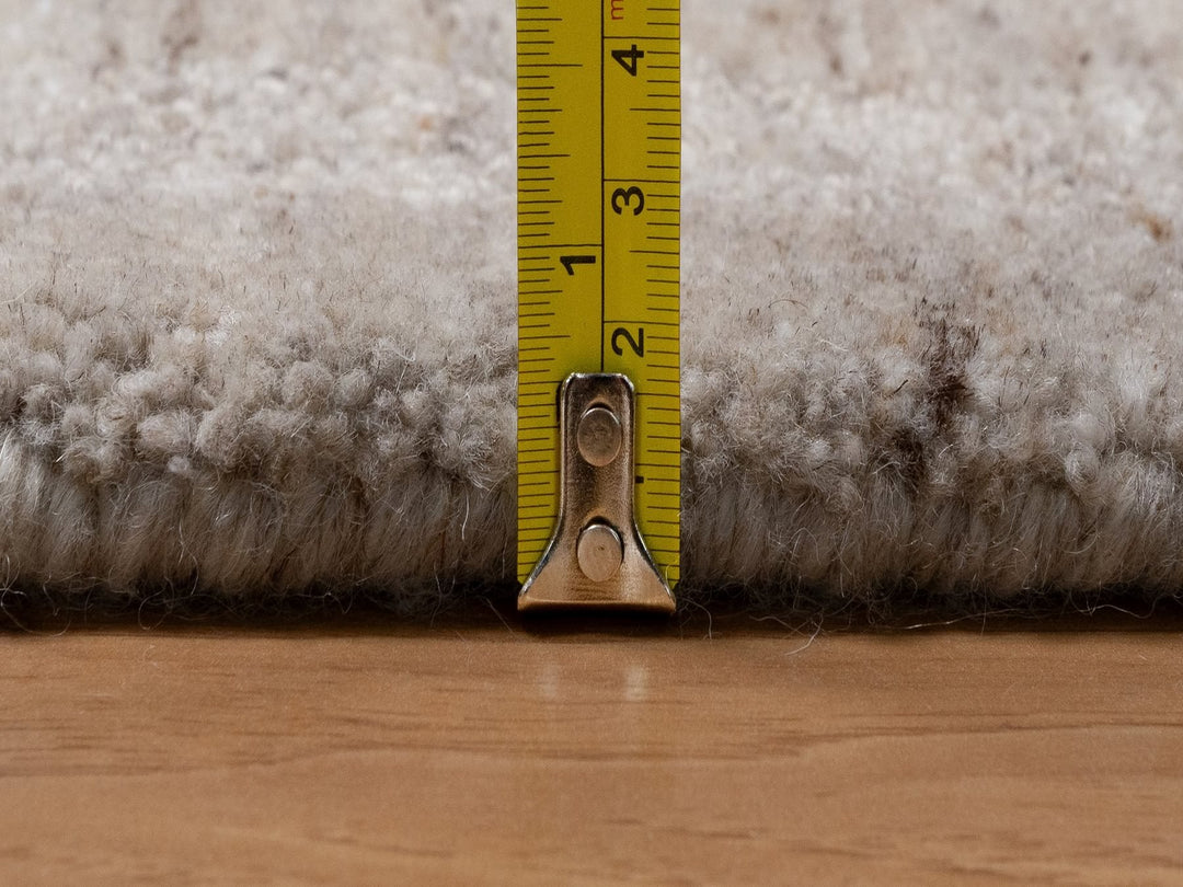 2'0" x 3'0" New Hand Loomed Brown Wool Rectangle Oriental Rug - MOA10291651