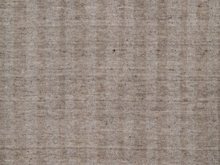 6'0" x 6'0" New Hand Loomed Brown Wool Round Oriental Rug - MOA10291655