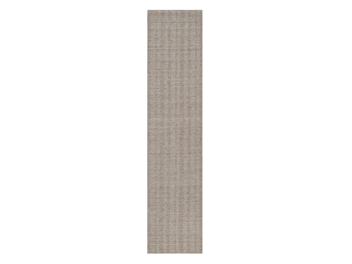 2'7" x 12'0" New Hand Loomed Brown Wool Runner Oriental Rug - MOA10291657