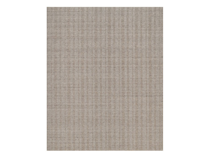8'1" x 10'0" New Hand Loomed Brown Wool Rectangle Oriental Rug - MOA10291664