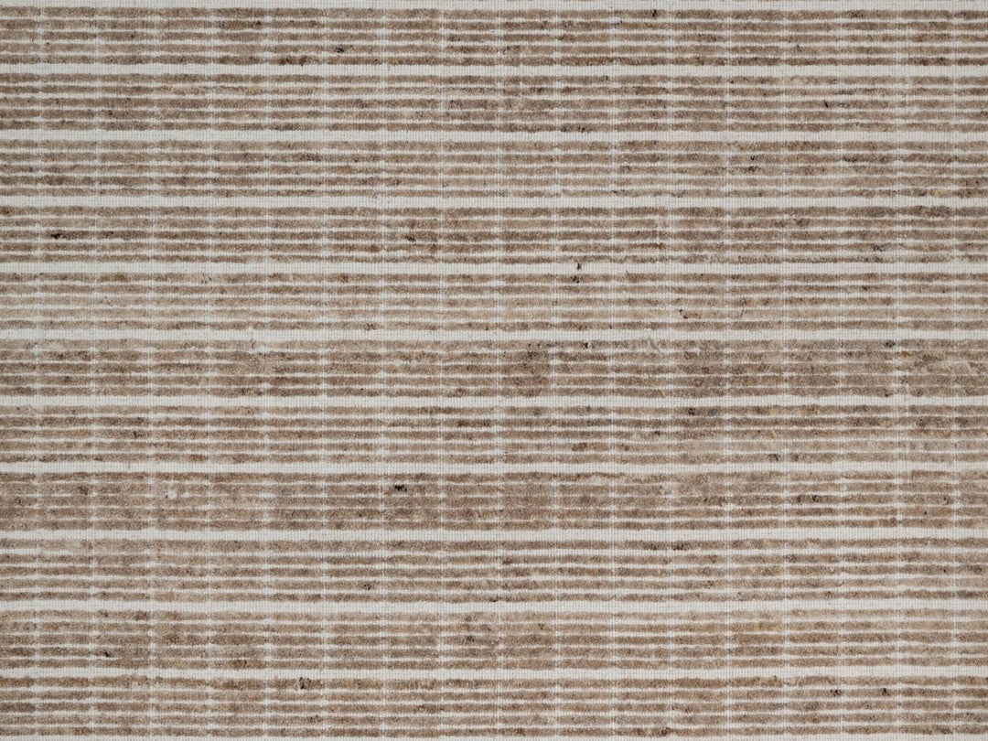 9'0" x 12'0" New Hand Loomed Brown Wool Rectangle Oriental Rug - MOA10291699