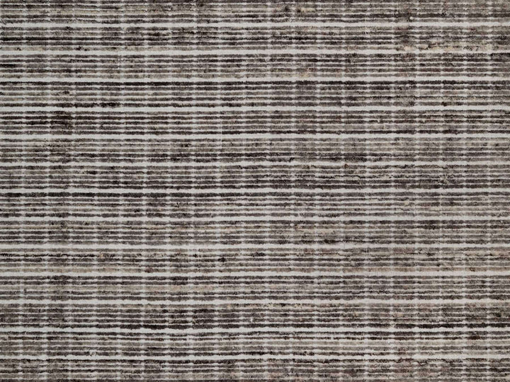 9'1" x 12'0" New Hand Loomed Brown Wool Rectangle Oriental Rug - MOA10291705
