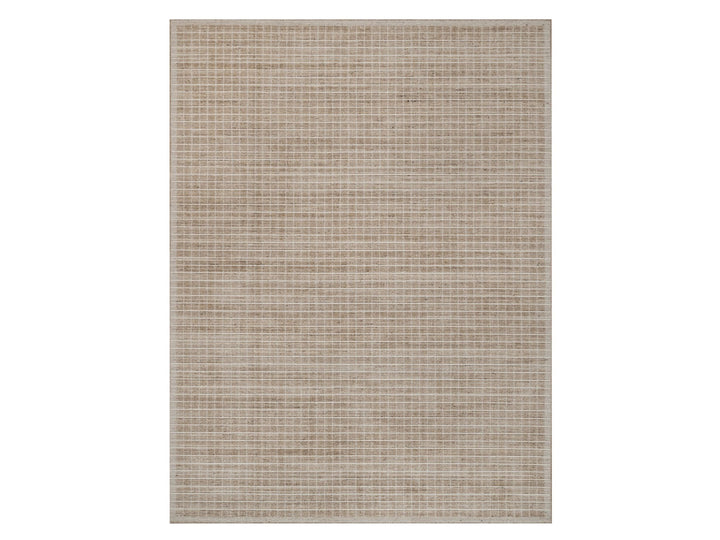 9'0" x 12'0" New Hand Loomed Brown Wool Rectangle Oriental Rug - MOA10291708