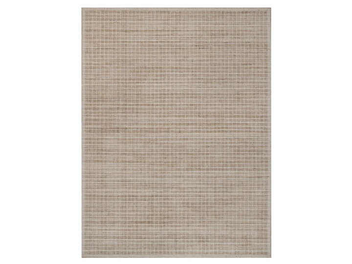 9'1" x 12'0" New Hand Loomed Brown Wool Rectangle Oriental Rug - MOA10291709