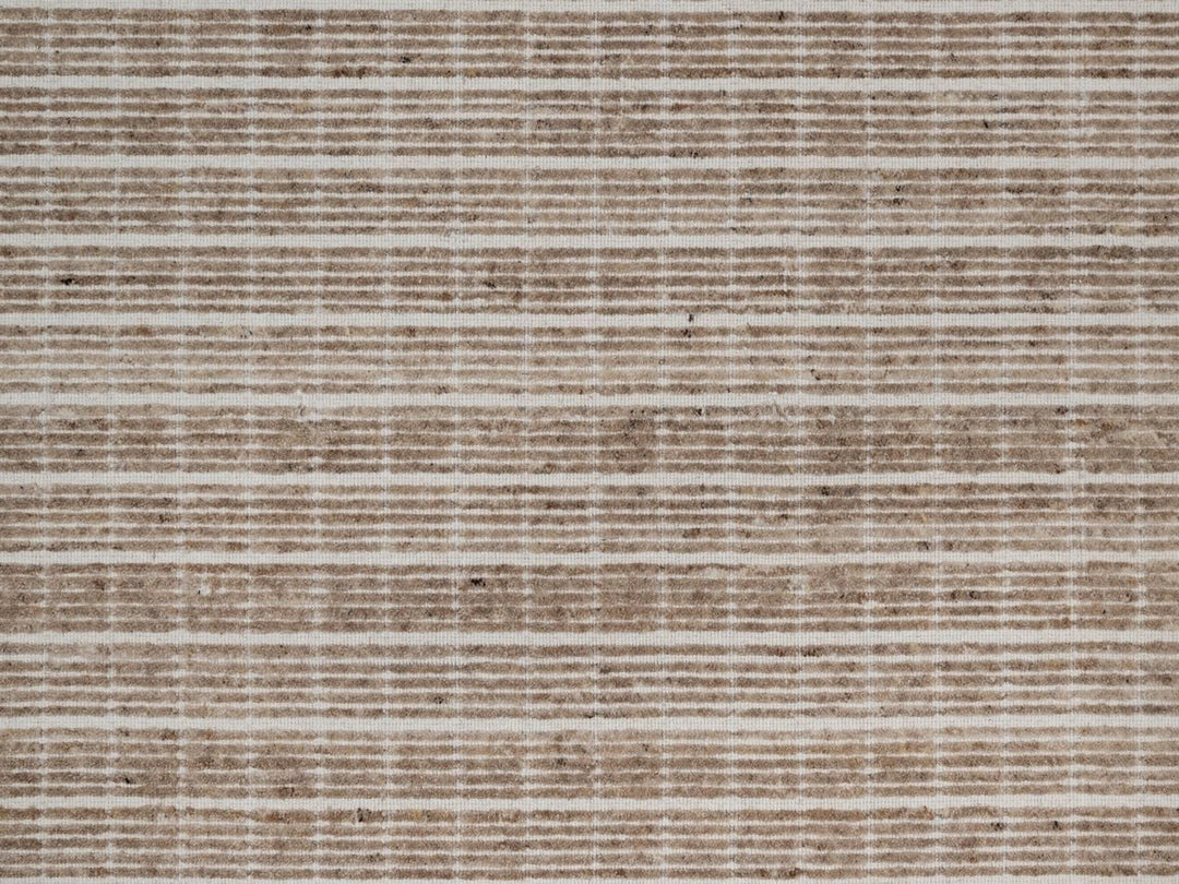 9'1" x 12'0" New Hand Loomed Brown Wool Rectangle Oriental Rug - MOA10291709