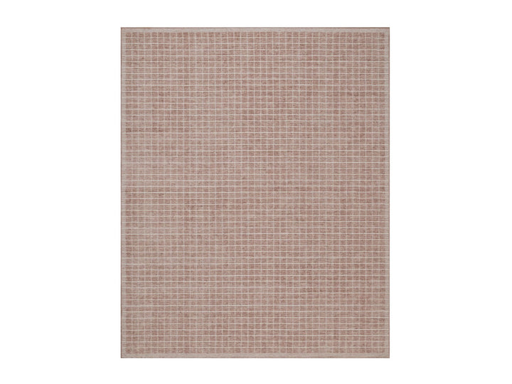 8'0" x 10'0" New Hand Loomed Pink Wool Rectangle Oriental Rug - MOA10291711