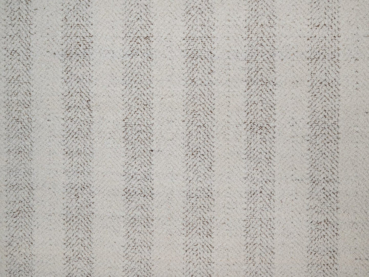 9'3" x 12'0" New Hand Woven Ivory Wool Rectangle Oriental Rug - MOA10291717