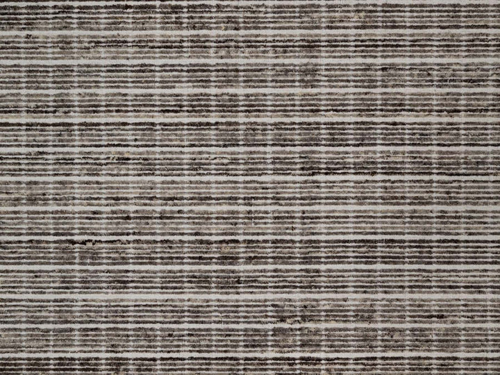 10'0" x 14'0" New Hand Loomed Brown Wool Rectangle Oriental Rug - MOA10291721