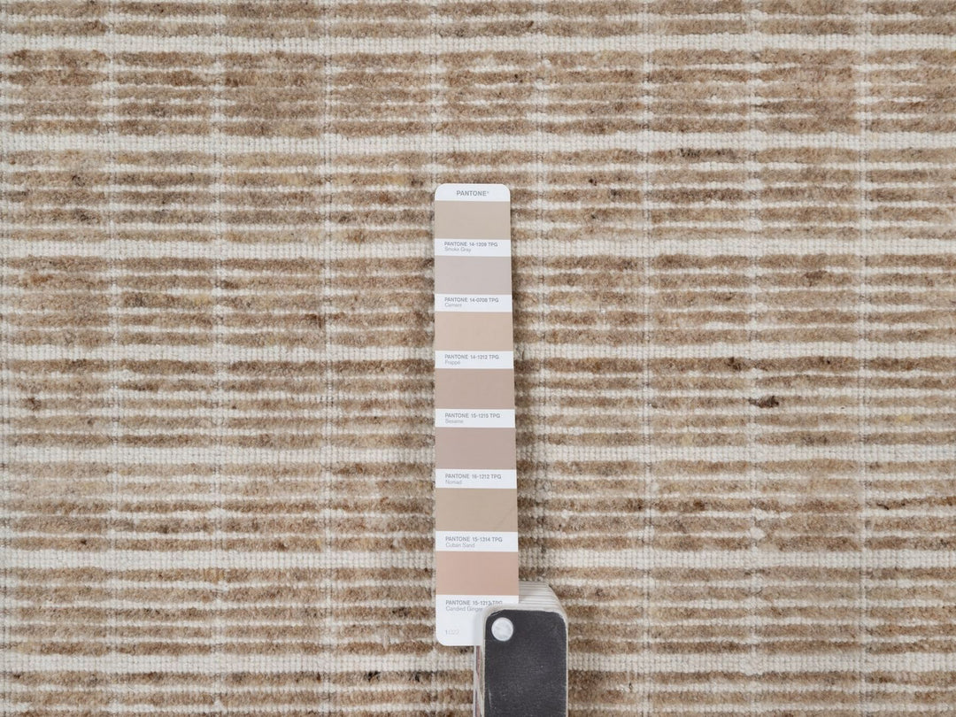 2'0" x 3'1" New Hand Loomed Brown Wool Rectangle Oriental Rug - MOA10291758