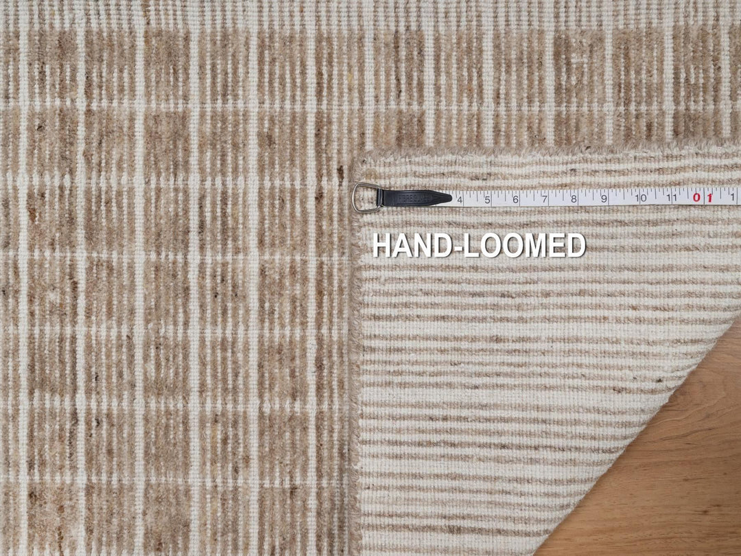 2'0" x 3'1" New Hand Loomed Brown Wool Rectangle Oriental Rug - MOA10291758