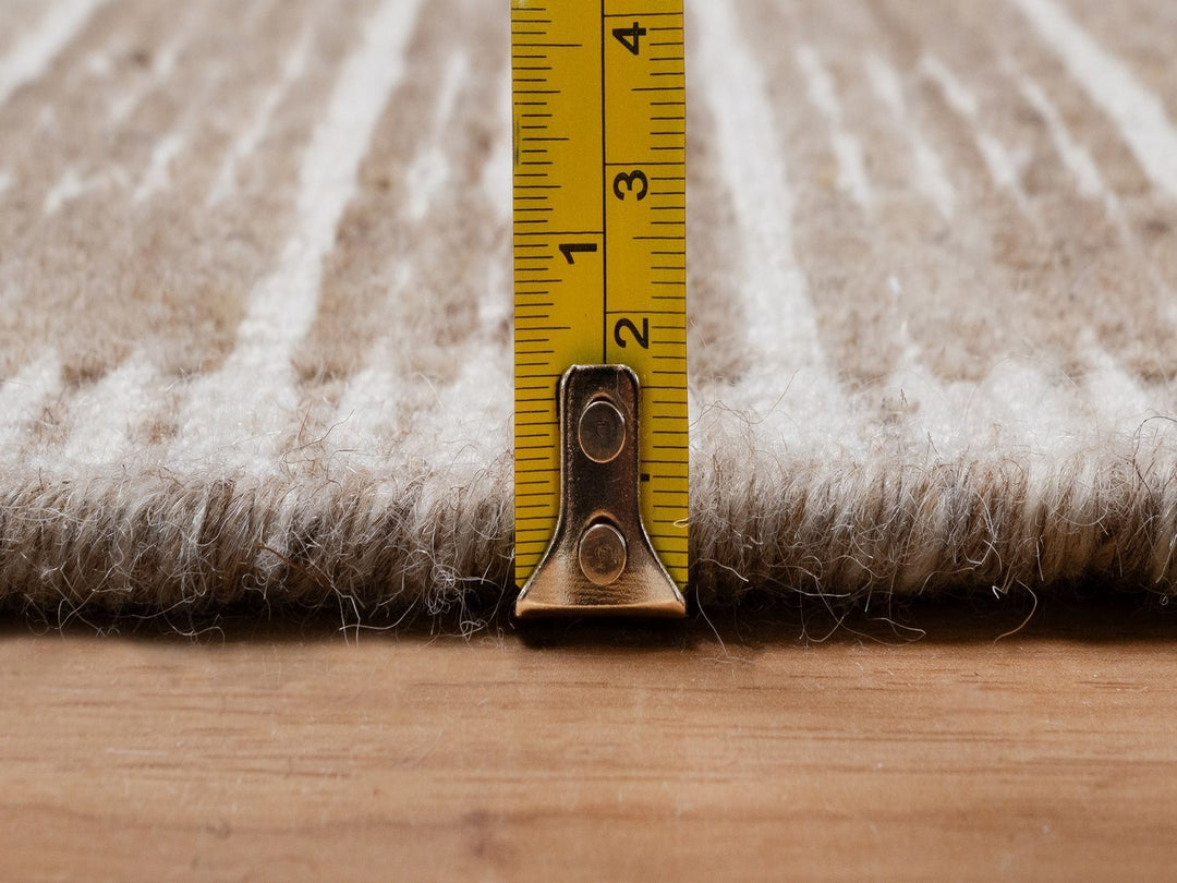 2'0" x 3'1" New Hand Loomed Brown Wool Rectangle Oriental Rug - MOA10291759