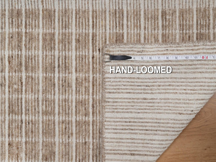 2'0" x 3'1" New Hand Loomed Brown Wool Rectangle Oriental Rug - MOA10291759