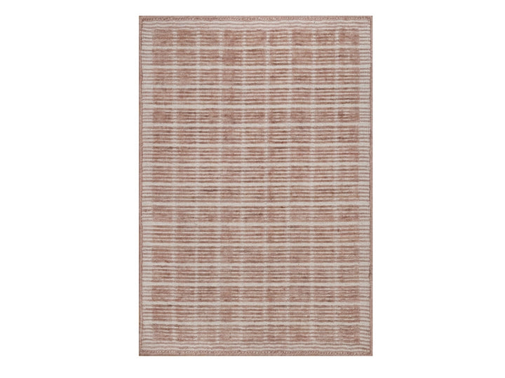 1'11" x 3'1" New Hand Loomed Pink Wool Rectangle Oriental Rug - MOA10291763