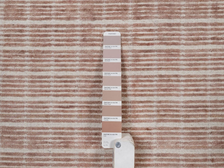 1'11" x 3'1" New Hand Loomed Pink Wool Rectangle Oriental Rug - MOA10291763