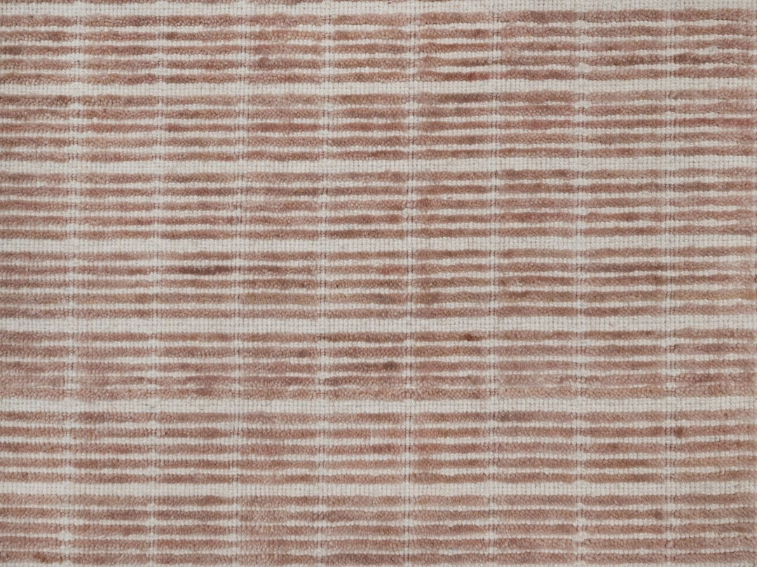 1'11" x 3'1" New Hand Loomed Pink Wool Rectangle Oriental Rug - MOA10291763